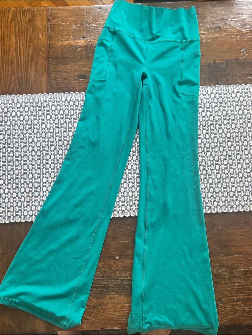 Athleta Women’s Wide-Leg Active Pants in Teal - Comfortable Stretch Bottoms